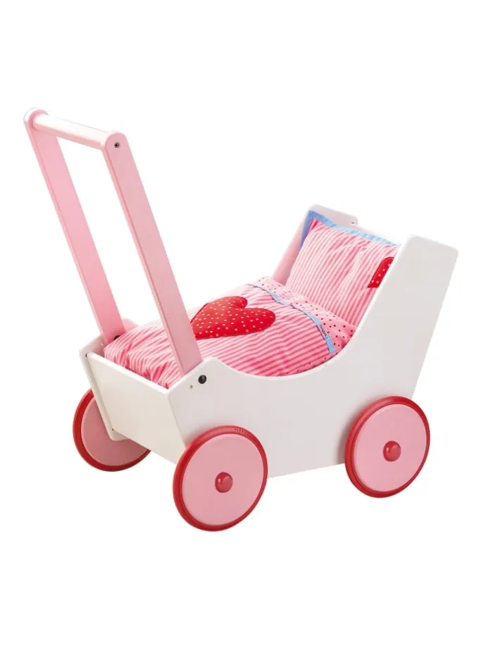 Puppenwagen Puppenwagen Herzen in mehrfarbig