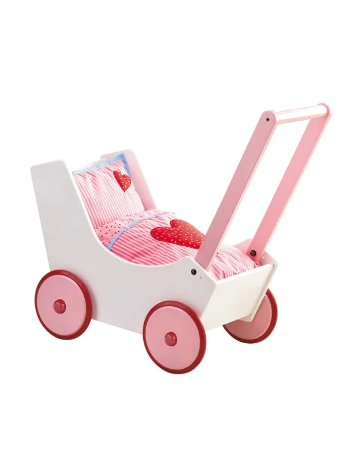 Puppenwagen Puppen-Zubehör in Herzen