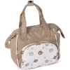 Puppen-Wickeltasche - Bärchen - Beige