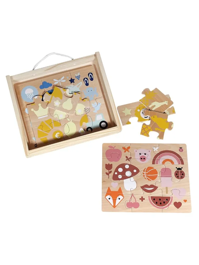 Puzzlebox "Farben" - ab 3 Jahren - 4x 16 Teile