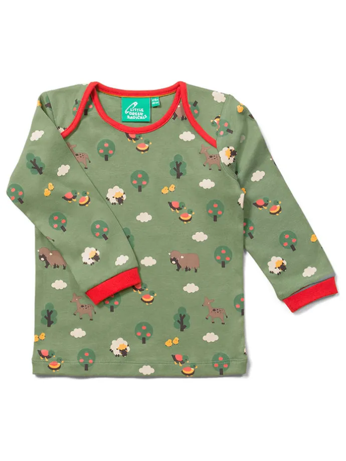 Pyjama "Animal Friends" in Grün