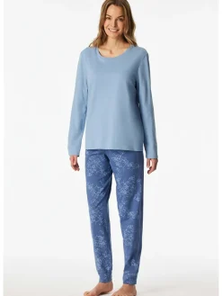 Pyjama in Blau/ Hellblau