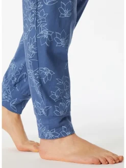 Pyjama in Blau/ Hellblau