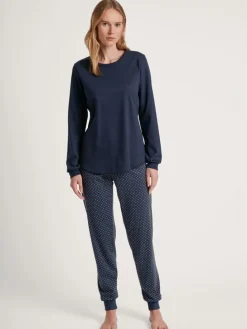 Pyjama in Dunkelblau