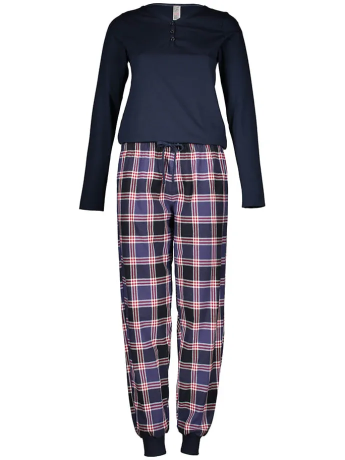 Pyjama in Dunkelblau