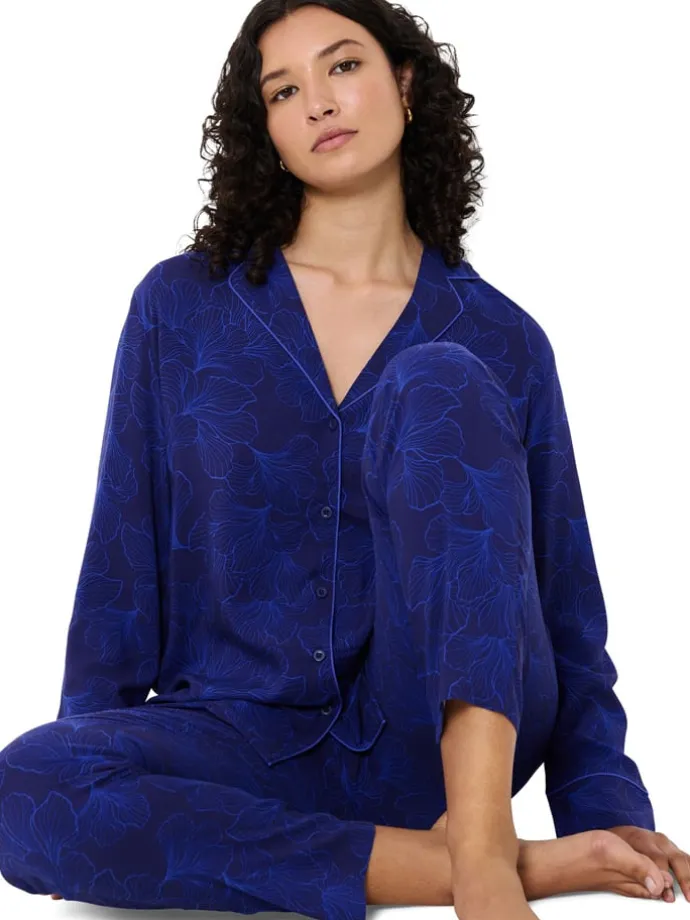 Pyjama in Dunkelblau