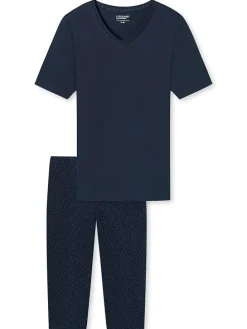 Pyjama in Dunkelblau
