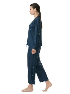 Pyjama in Dunkelblau