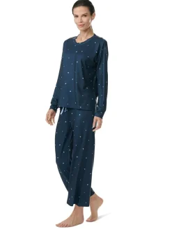 Pyjama in Dunkelblau