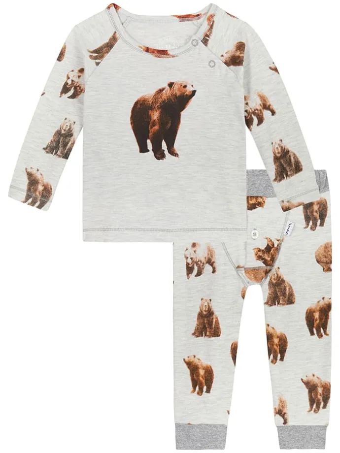 Pyjama in Grau
