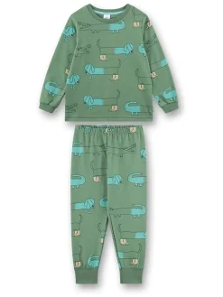 Pyjama in Grün