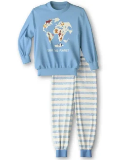 Pyjama in Hellblau