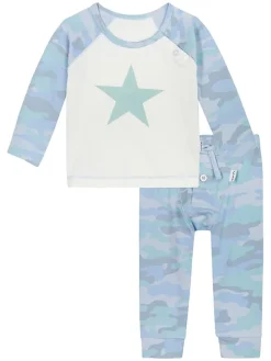 Pyjama in Hellblau