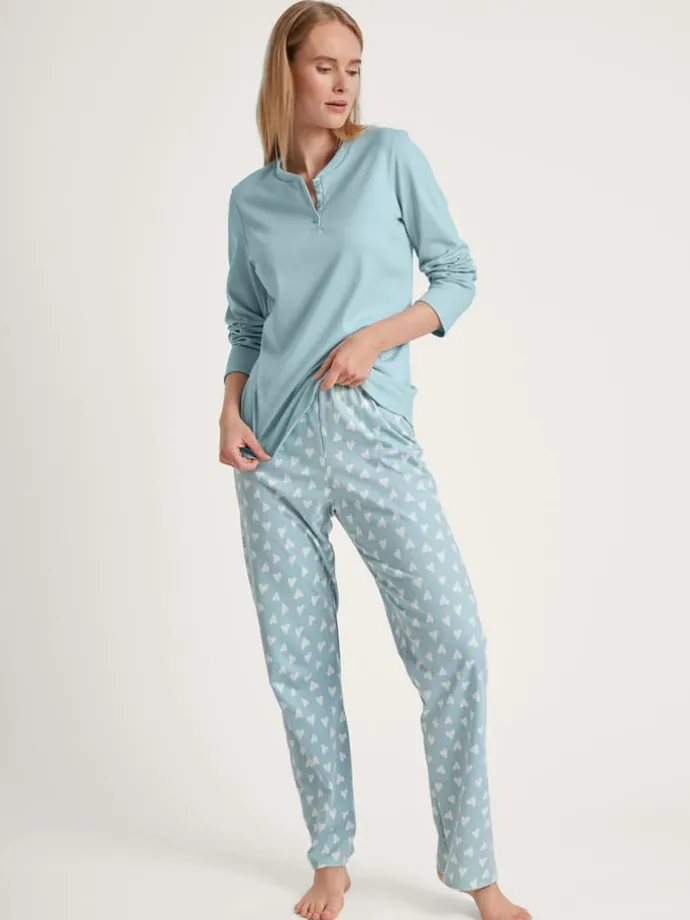 Pyjama in Hellblau