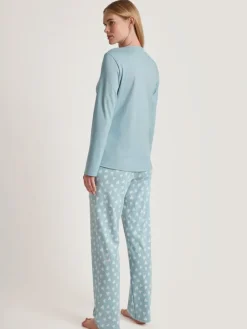 Pyjama in Hellblau