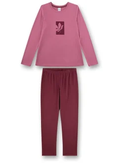 Pyjama in Rosa/ Rot