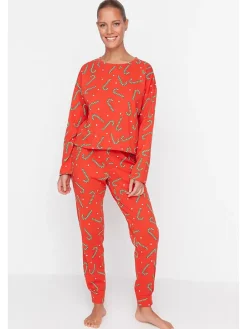Pyjama in Rot