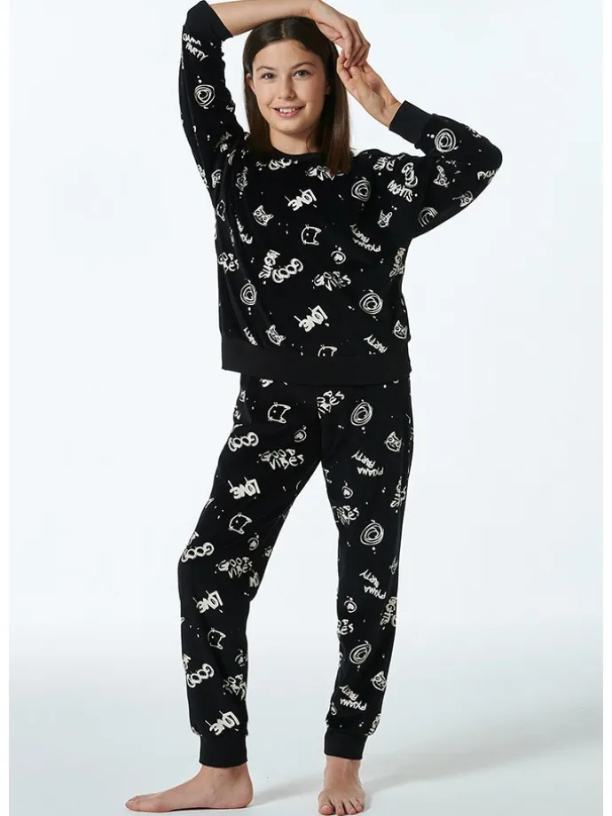 Pyjama in Schwarz
