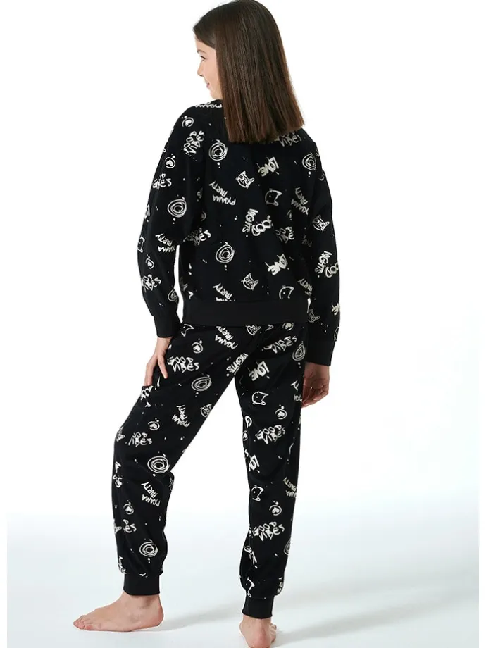 Pyjama in Schwarz