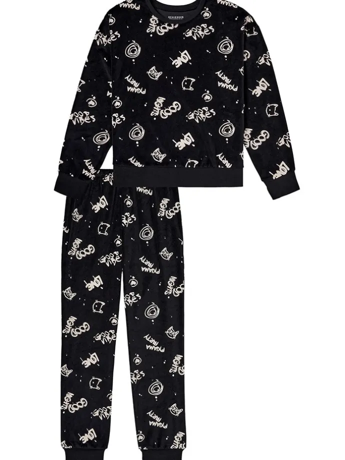 Pyjama in Schwarz