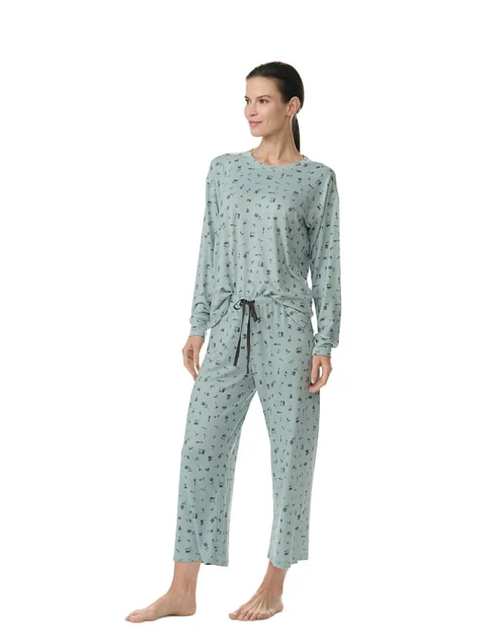 Pyjama in Türkis