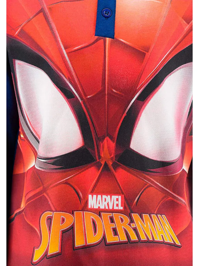 Pyjama "Spiderman" in Blau/ Rot