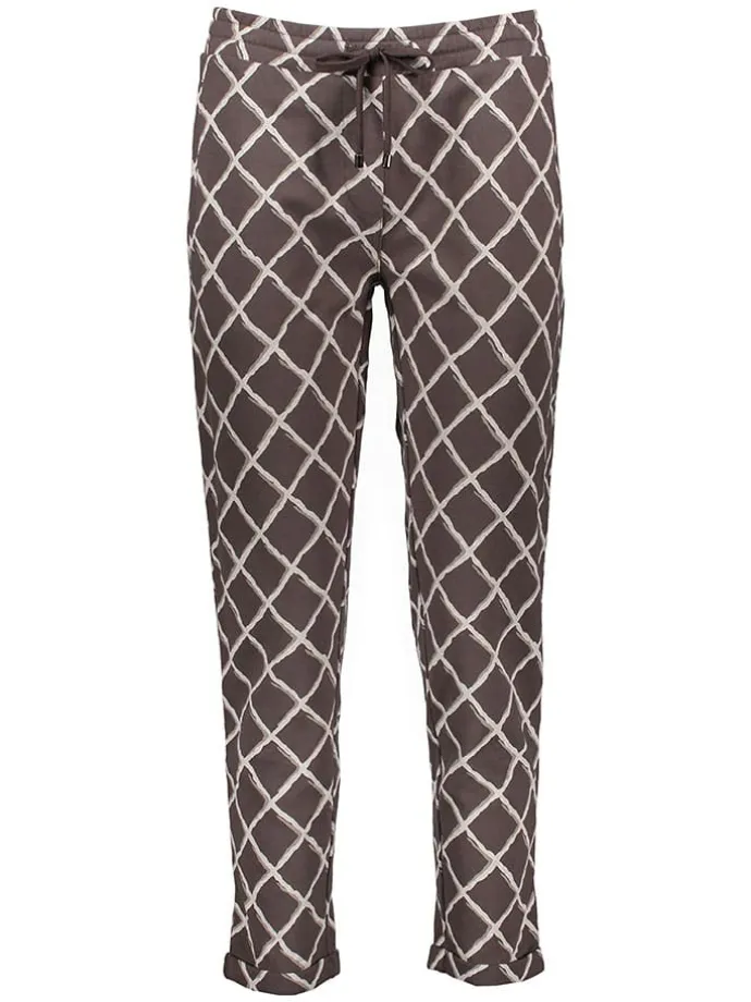 Pyjama-Hose in Duneklbraun