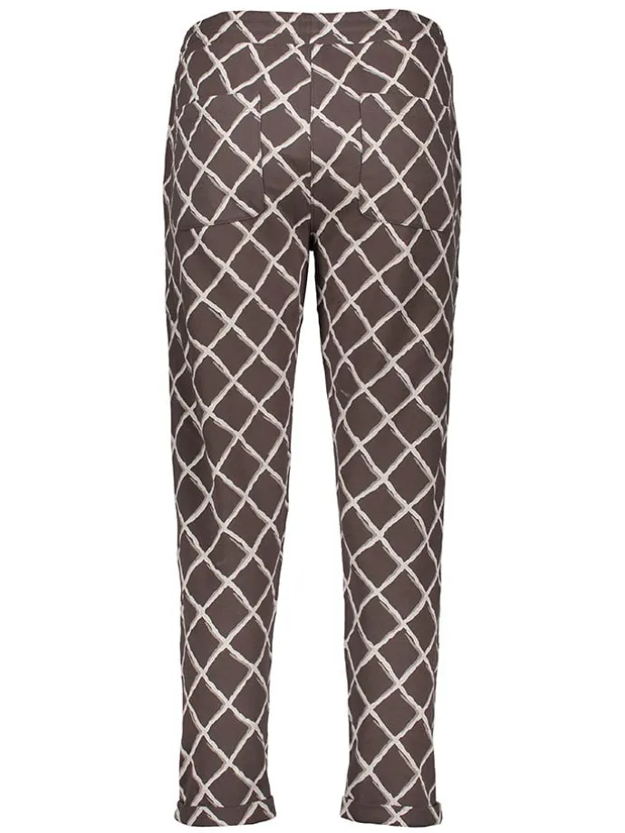 Pyjama-Hose in Duneklbraun