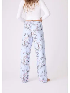Pyjama-Hose in Hellblau