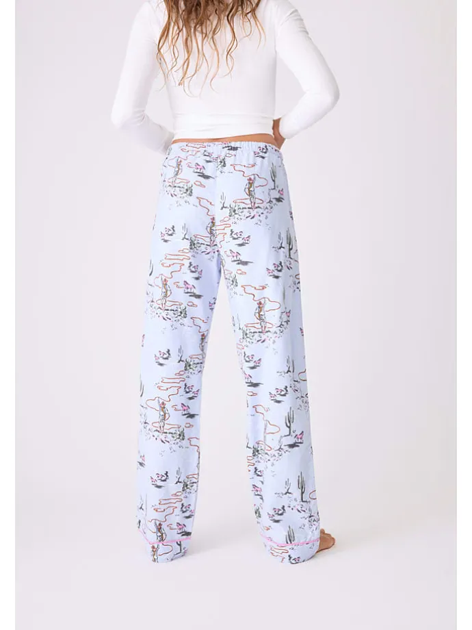 Pyjama-Hose in Hellblau