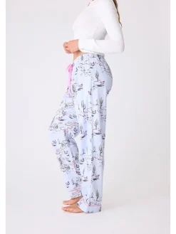 Pyjama-Hose in Hellblau