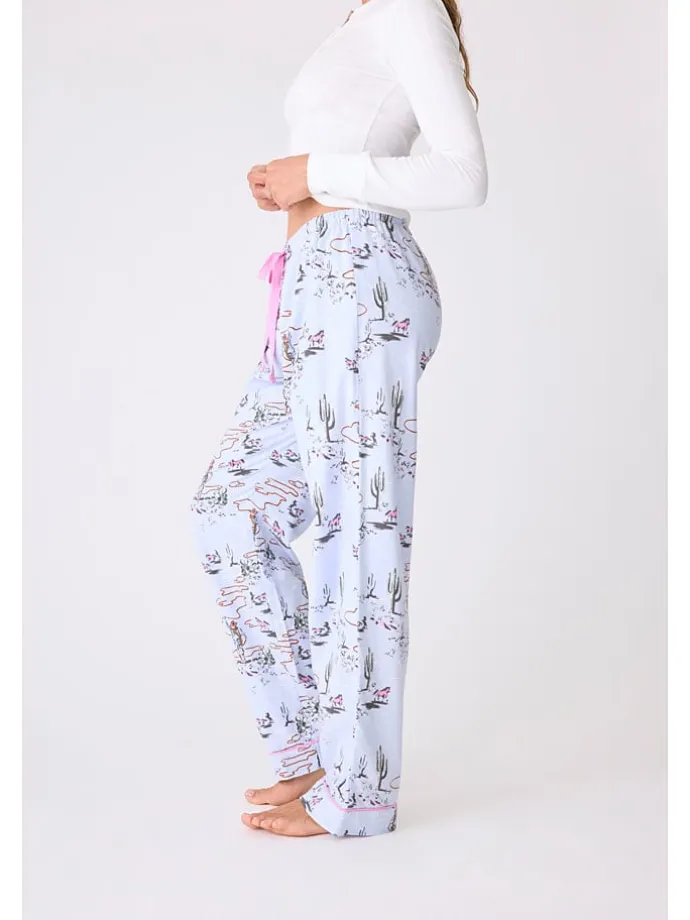 Pyjama-Hose in Hellblau