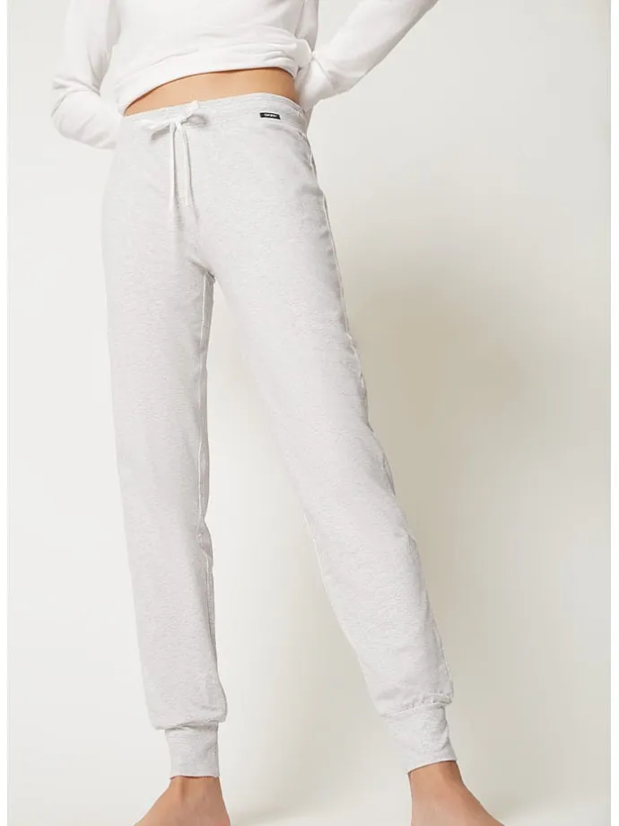 Pyjama-Hose in Hellgrau
