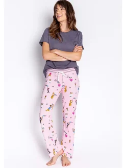 Pyjama-Hose in Rosa