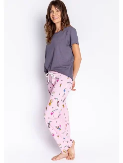Pyjama-Hose in Rosa