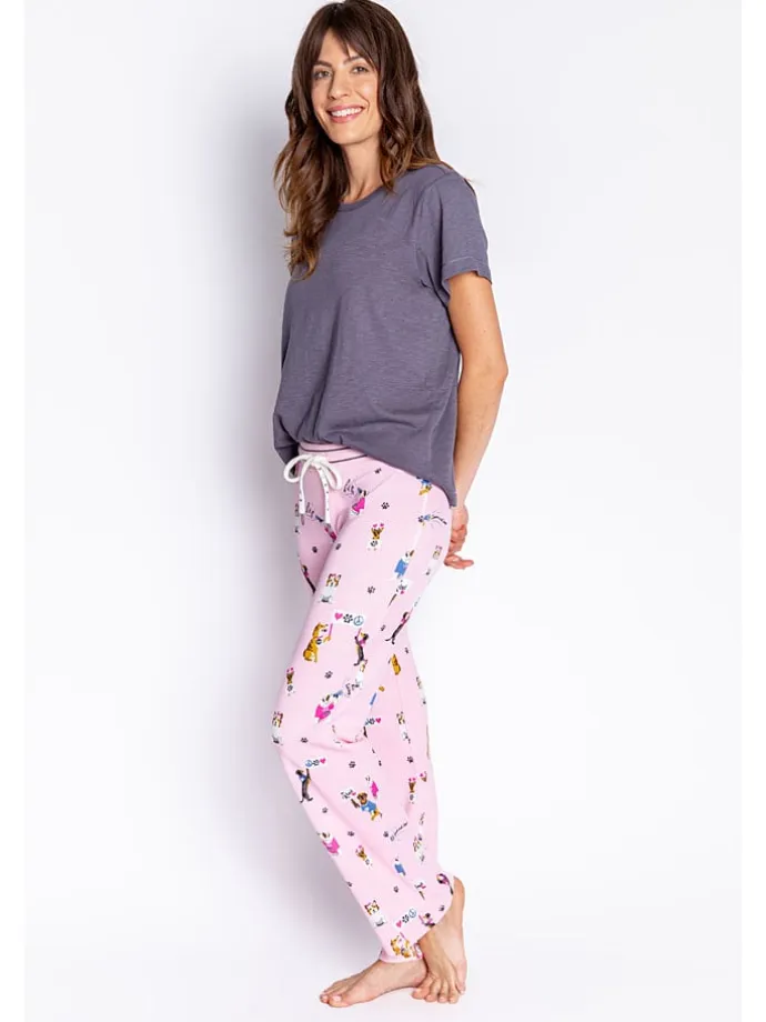 Pyjama-Hose in Rosa