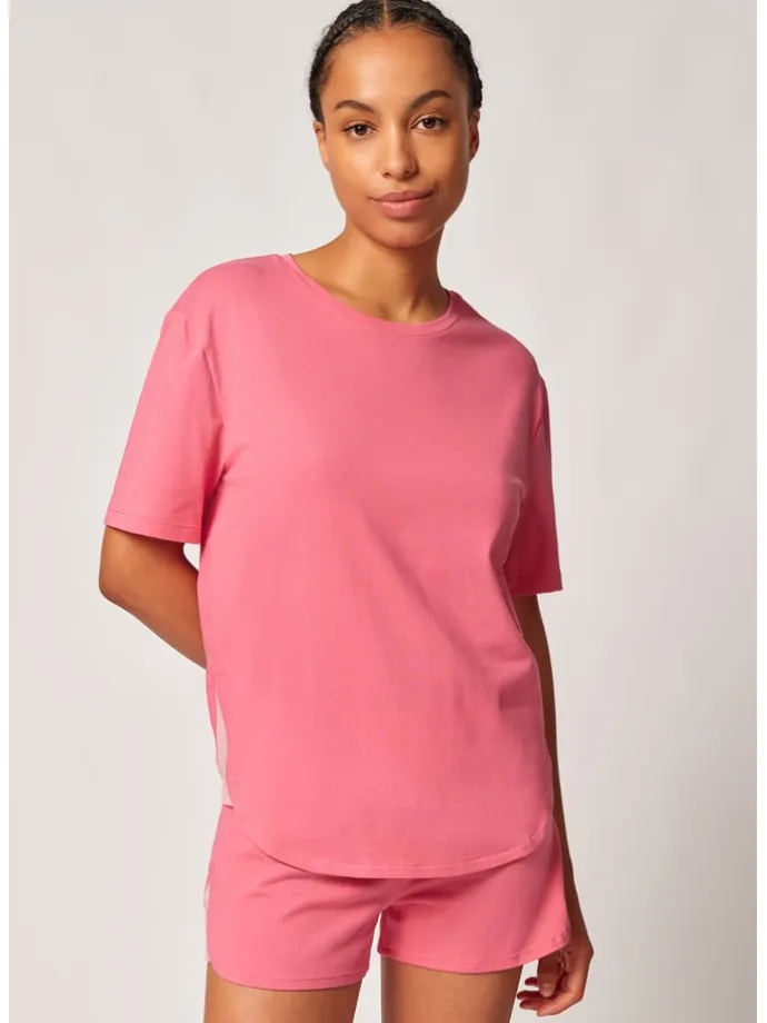 Pyjama-Oberteil in Pink