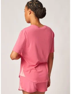 Pyjama-Oberteil in Pink