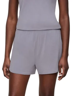 Pyjama-Shorts in Grau