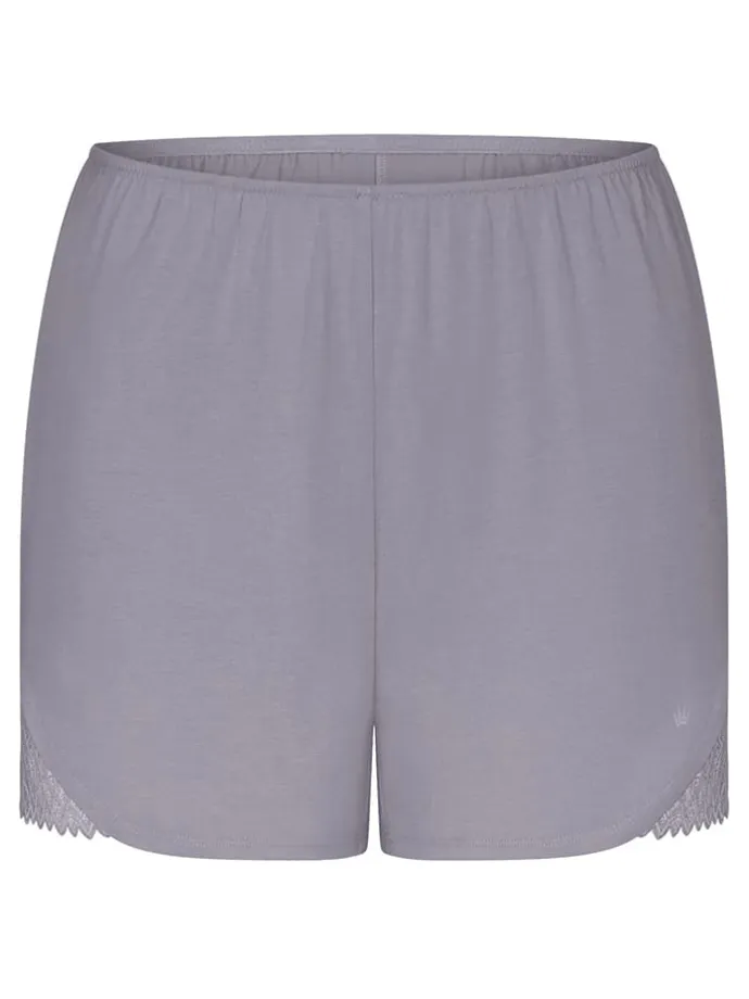 Pyjama-Shorts in Grau