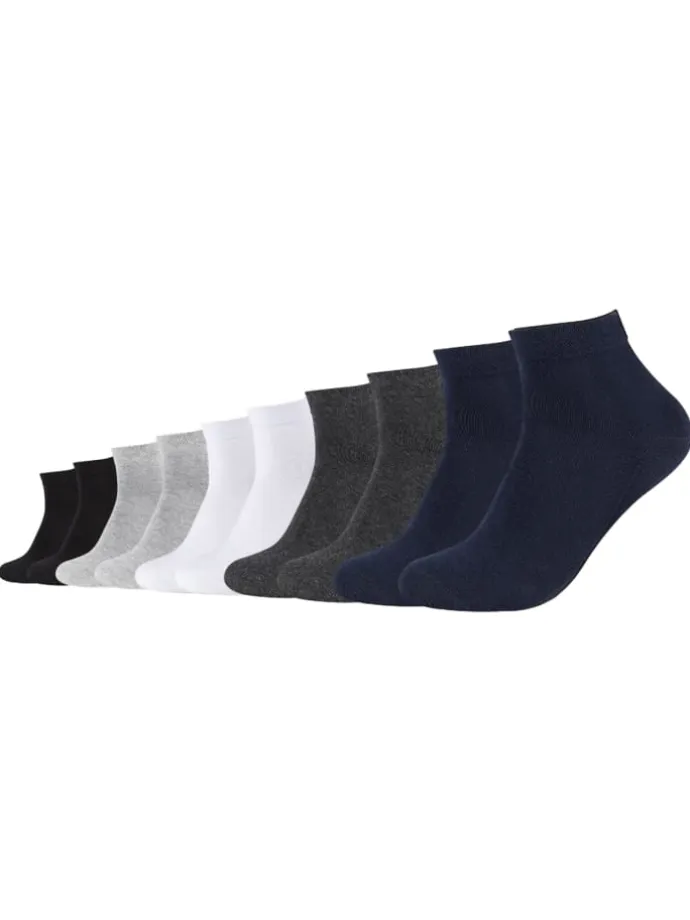 Quartersocken CA-Soft Organic Cotton Quarter 10er Pack in Mehrfarbig