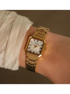 Quartzuhr Orologio "squaremi ladies" in Gold