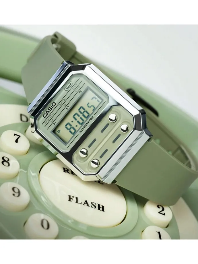 Quarzuhr "Casio Collection Vintage" in Khaki