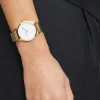 Quarzuhr in Gold