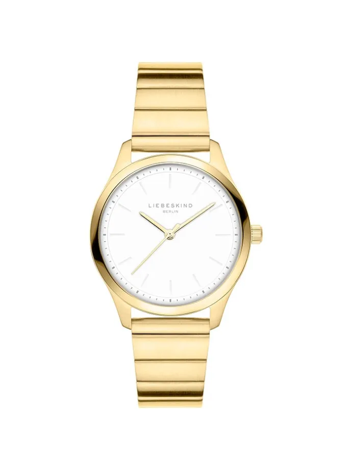 Quarzuhr in Gold