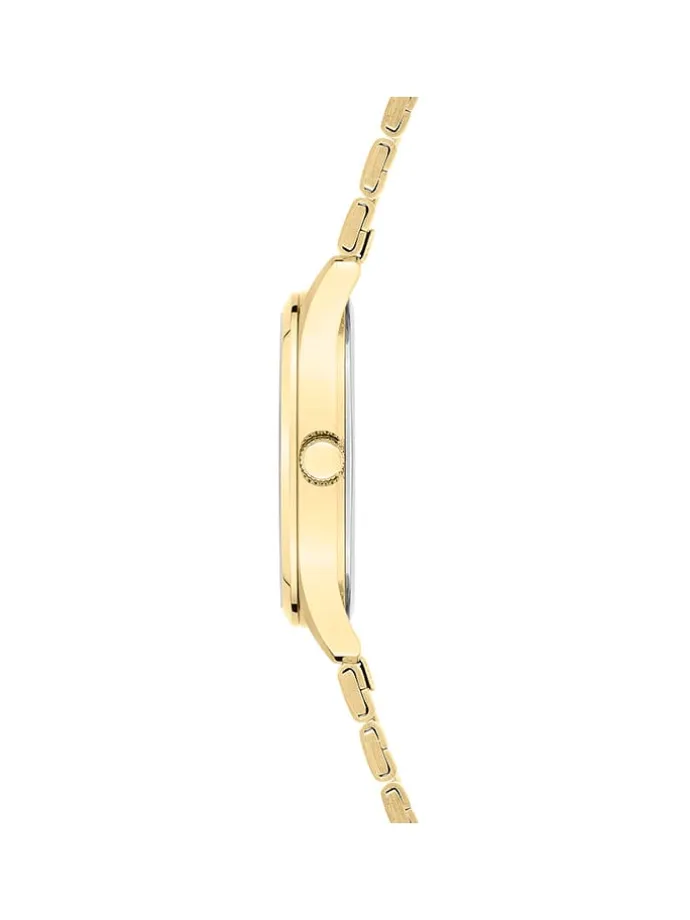 Quarzuhr in Gold