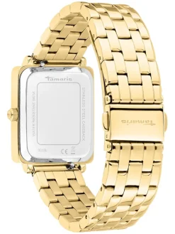 Quarzuhr in Gold