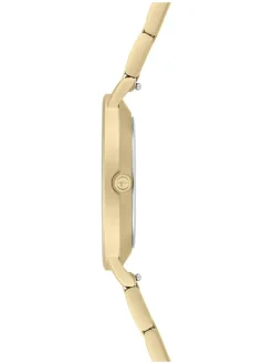Quarzuhr in Gold
