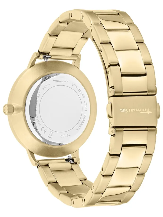 Quarzuhr in Gold