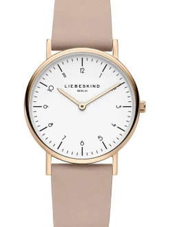 Quarzuhr in Rosa/ Roségold/ Weiß